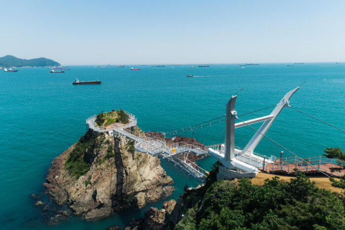 Jembatan Gantung Yonggung Songdo (송도용궁구름다리)