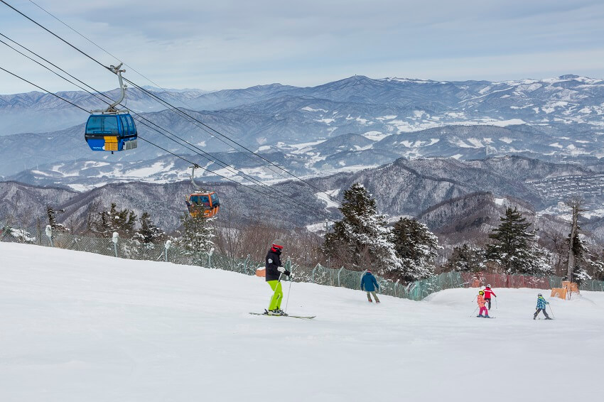 Resor Ski di Korea Dibuka Musim Dingin Ini