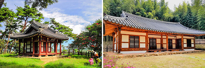 Photo_Observatorium Bonghwangnu (atas) & Desa Budaya Siga (bawah) (Credit: Damyang-gun) 1