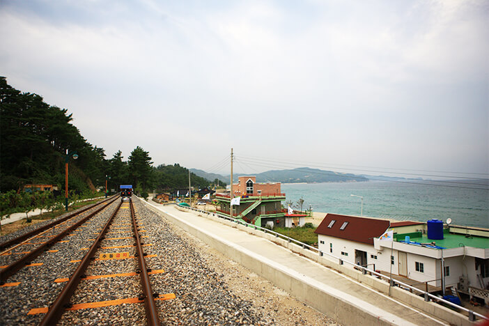 Photo_Pemandangan Jalur Sepeda Rel Laut Samcheok