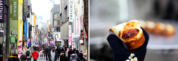 Photo_Jalan Myeong-dong street dan makanan jalanan 2