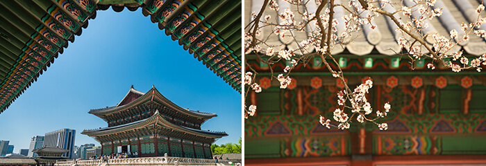 Photo_Malam dan siang hari di Istana Gyeongbokgung 2