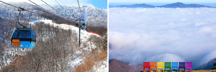 Photo_Pemandangan dari gondola dan puncak Gunung Balwangsan  1
