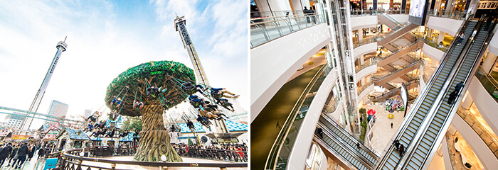 Photo_Lotte World (atas, kiri) dan Lotte World Mall (kanan) 1